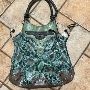 Miss Me snake print purse